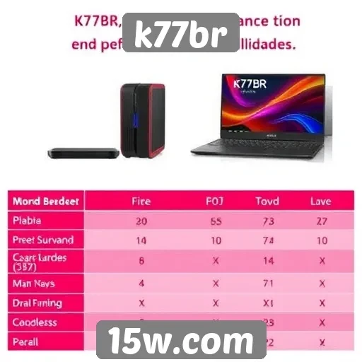 Desempenho do site k77br em comparação com concorrentes